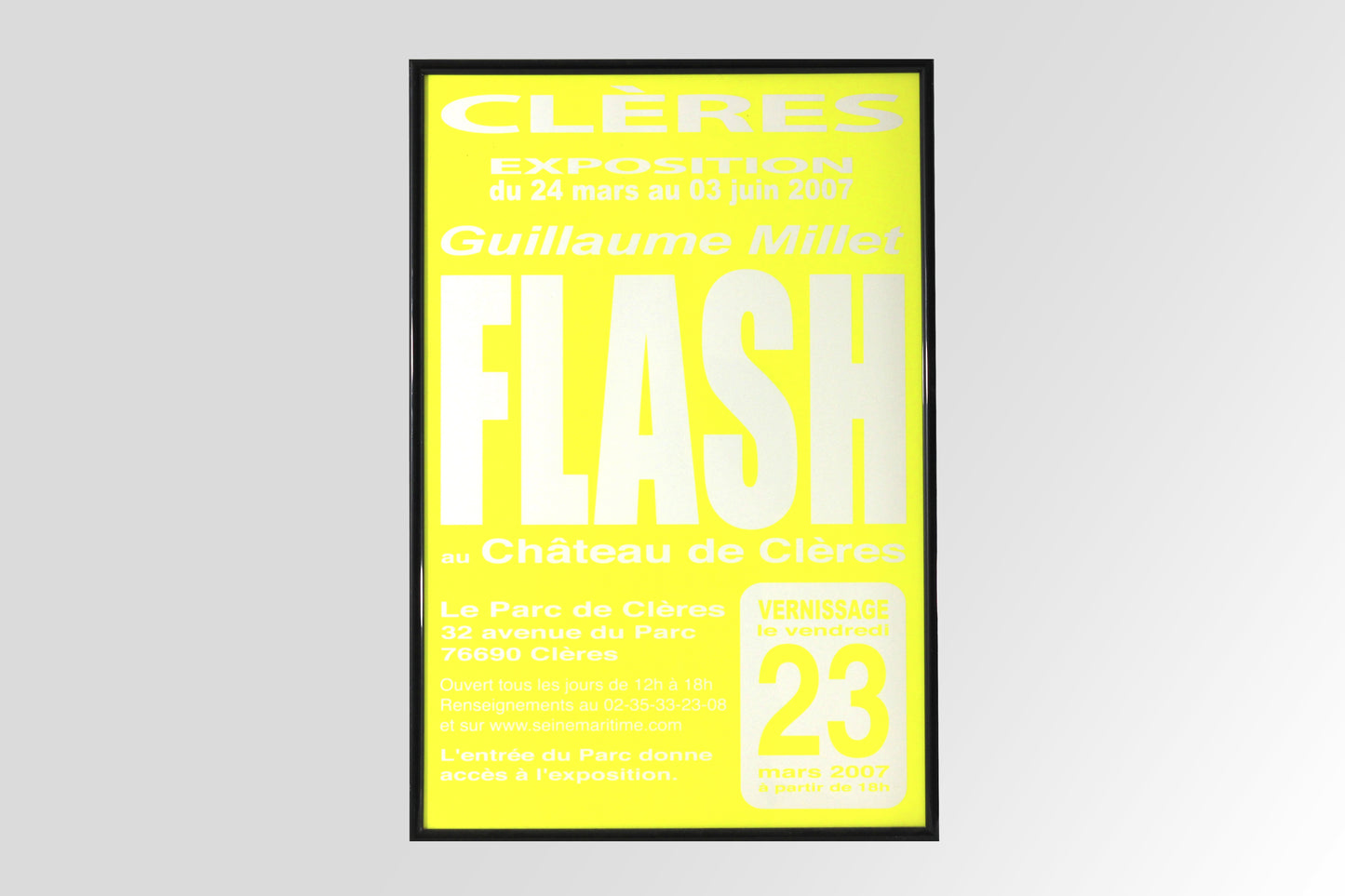 Sérigraphie GUILLAUME MILLET - FLASH