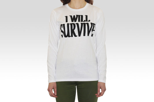 T-shirt manches longues  THÉO MERCIER, I WILL SURVIVE