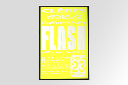 Sérigraphie GUILLAUME MILLET - FLASH